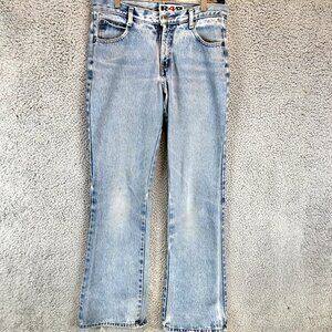 Vintage R4R Rave‎ 4 Real Vintage Bootcut Flare Y2K Denim SIze 31x30 Jeans RARE